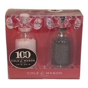Cole & Mason Salt & Pepper Mill Set 100th Anniversary Edition Adjustable Grind